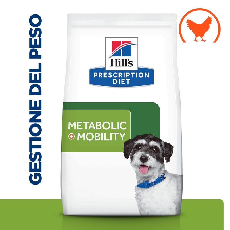 hills-prescription-diet-metabolic-mobility-mini-alimento-cane-pollo-gestione-peso