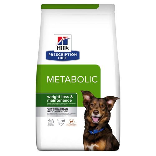 Hill's Prescription Diet Metabolic Alimento Secco per Cani con Agnello e Riso