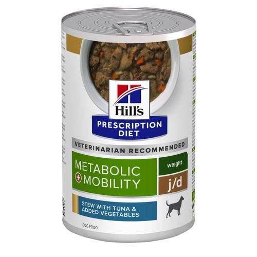 Hill's Prescription Diet j/d Metabolic + Mobility Spezzatino per Cani con Tonno e Verdure