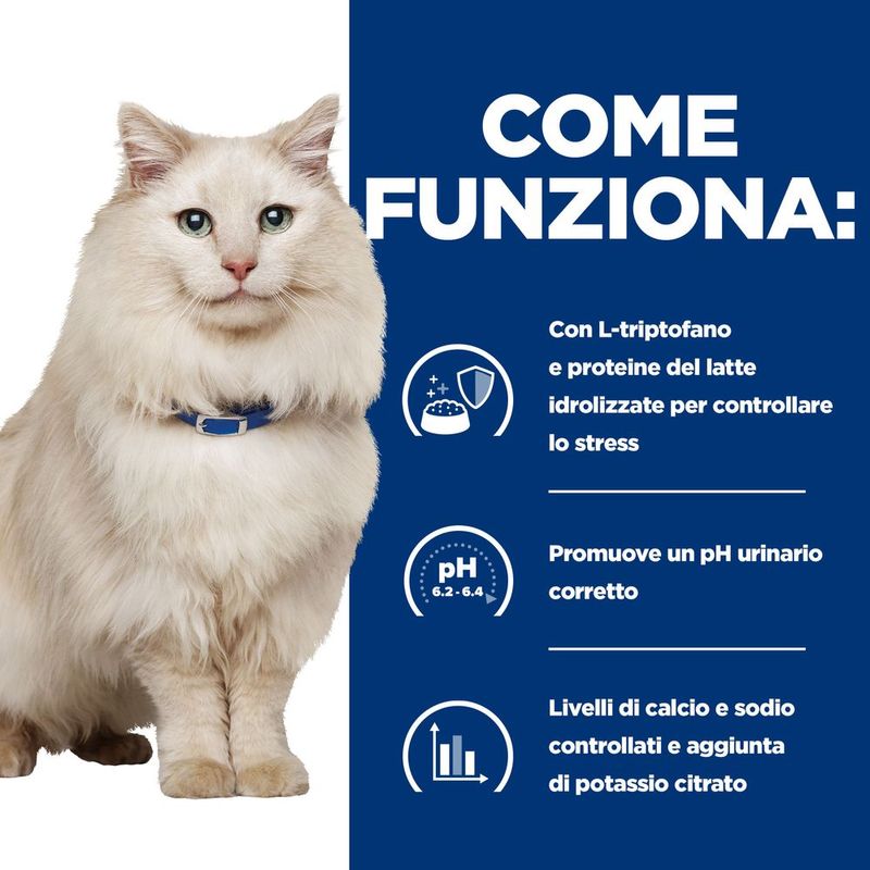 hills-prescription-diet-c-d-multicare-stress-alimento-gatto-con-pollo-come-funziona