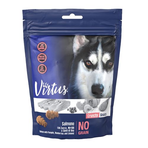 Virtus Dog Crunchy Snack al Salmone 150G