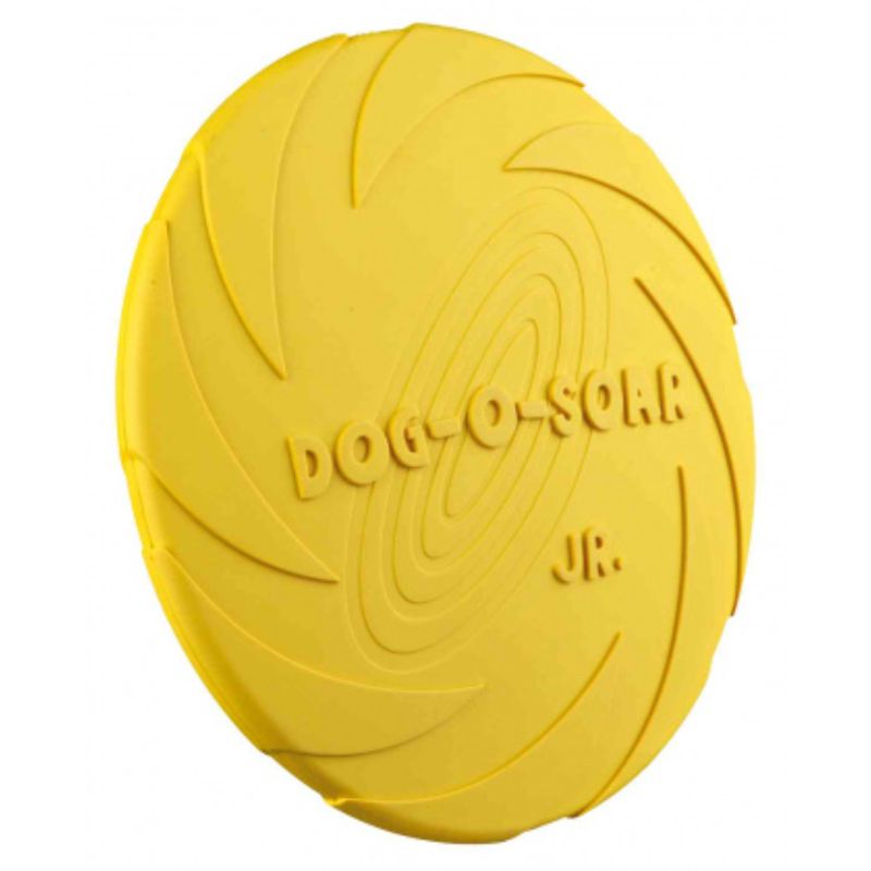 trixie-frisbee-in-gomma-naturale-da-18-cm-giallo