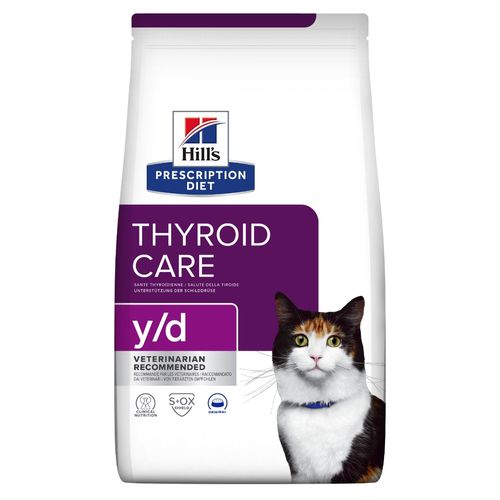 Hill's Prescription Diet y/d Thyroid Care Alimento Secco per Gatti