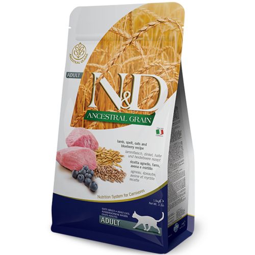 N&D Ancestral Gatto Adult Agnello Mirtillo