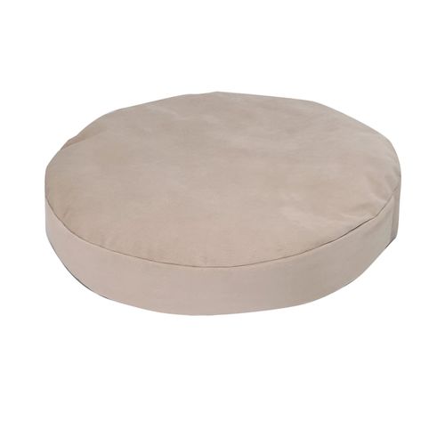 Pouf Velvet Natural