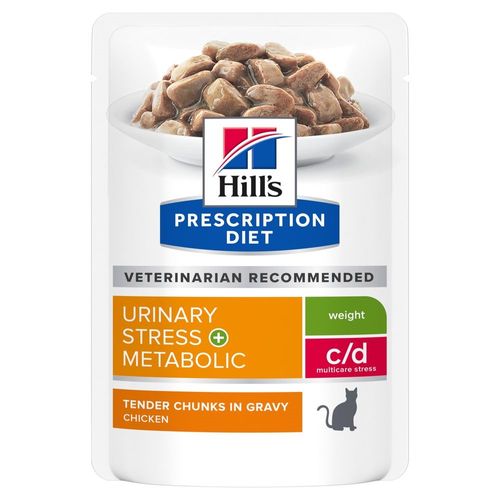 Hill's Prescription Diet c/d Urinary Stress + Metabolic Alimento Umido per Gatti