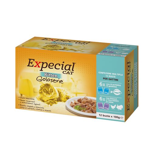 Expecial Kitten Mousse Multipack con Platessa