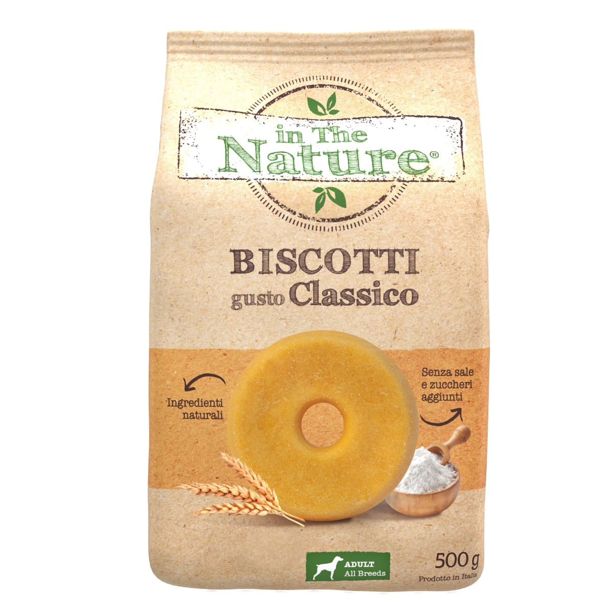 Biscotti naturali per cani a base di ingredienti regionali