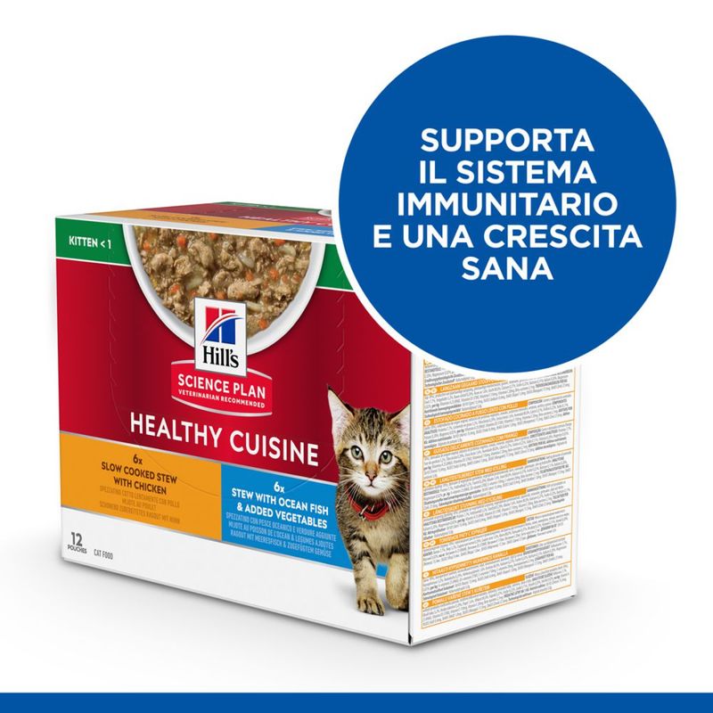 hills-science-plan-healthy-cuisine-con-pollo-pesce-oceanico-kitten-supporta