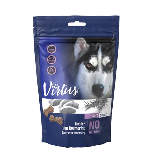 Virtus Dog Snack Soft Anatra con Rosmarino 150G