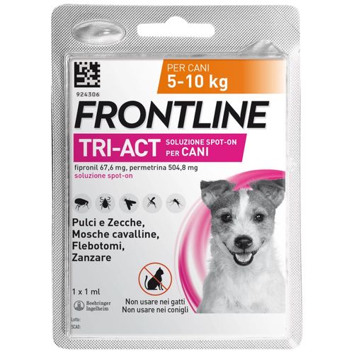 Frontline Tri-Act 5-10Kg 1 Pipetta