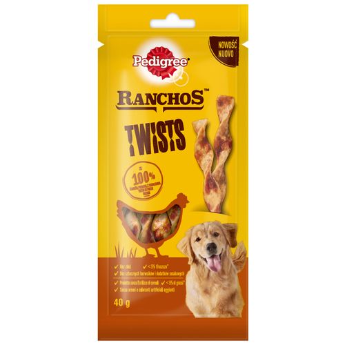 Pedigree Snack Cane Ranchos Twist Pollo 40G