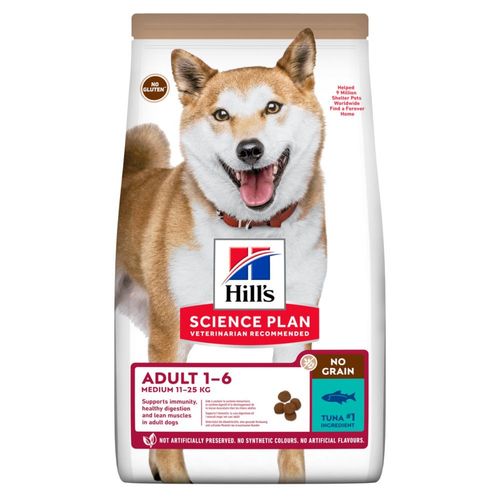 Hill's Science Plan Dog No Grain Medium Adult al Tonno