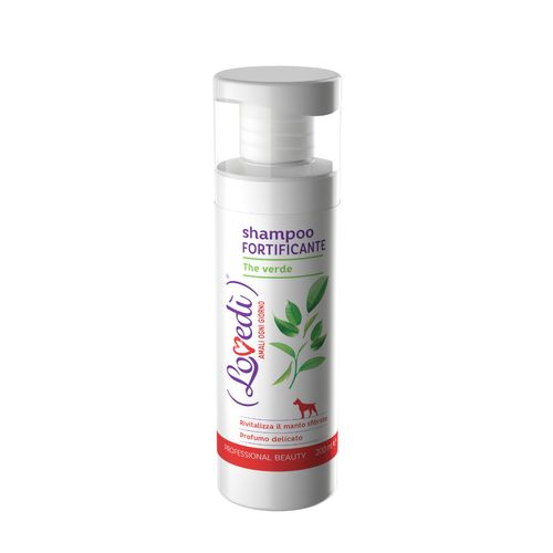 Shampoo per Cane Fortificante con The Verde