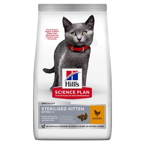 Hill's Science Plan Sterilised Kitten Alimento al Pollo