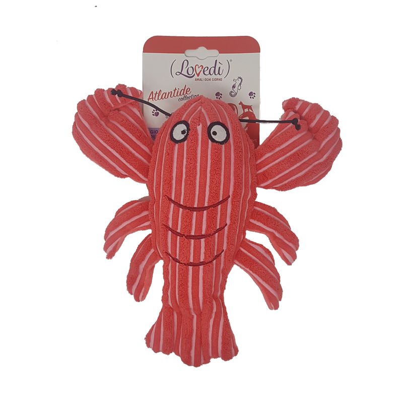 LOVEDI-GIOCO-CANE-PELUCHE-ATLANTIDE-ARAGOSTA