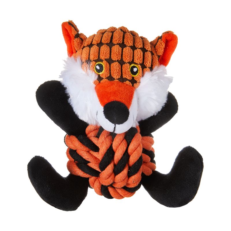 LOVEDI-GIOCO-CANE-PELUCHE-CORDA-JUNGLE-VOLPE