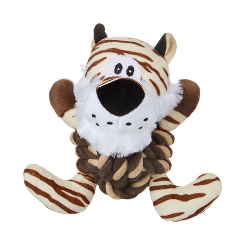 Gioco Cane Peluche Corda Tigre