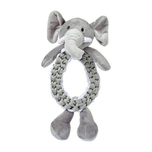 Gioco Cane Peluche Tira Molla Elefante