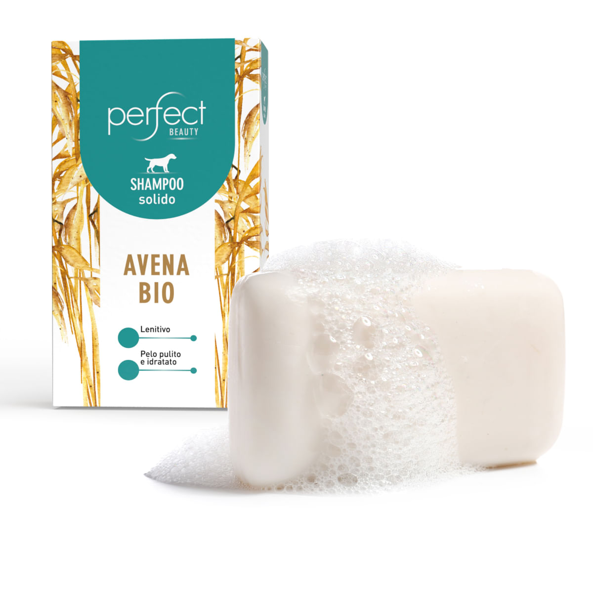 Shampoo Solido per Cane Lenitivo con Avena Bio