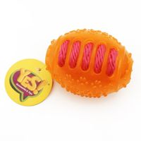 Palla Snack Per Cani Gioco Interattivo Arancio 8,5cm