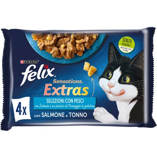 Felix Sensations Extras Cat Busta Multipack 4x85G