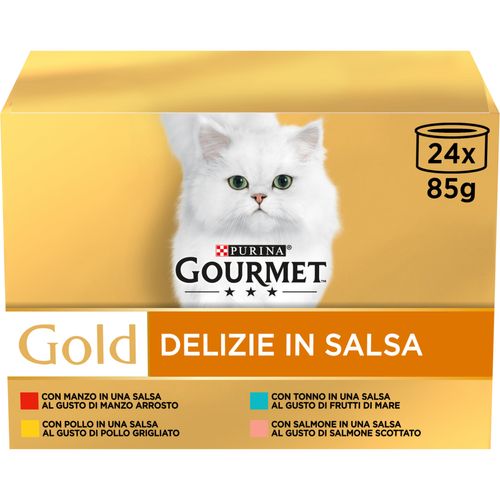 Gourmet Gold Gatto Mix Delizie In Salsa Multipack