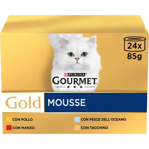 Gourmet Gold Gatto Mix Mousse Multipack 24X85g