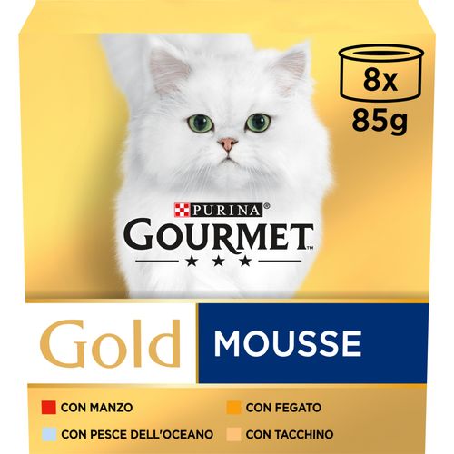 Gourmet Gold Gatto Mix Mousse Multipack 8X85g