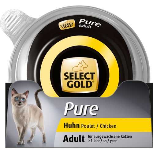 Select Gold Pure Cat Adult Vaschetta Multipack 12x85G