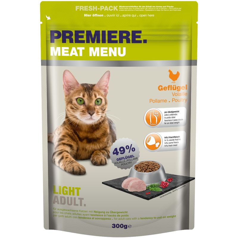 premiere-meat-menu-light-per-gatto-adult-con-pollame-300g