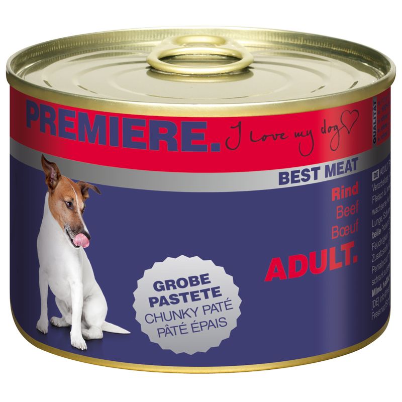 premiere-best-meat-pate-per-cani-con-manzo