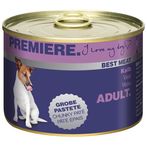 Premiere Best Meat Dog Lattina Multipack 6x185G