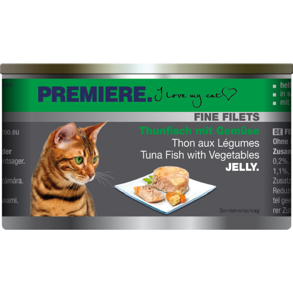 Premiere Fine Filets Jelly Per Gatto Lattina 100g