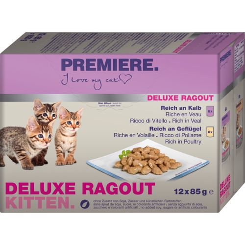 Premiere Deluxe Ragout Kitten Busta Multipack 12x85G