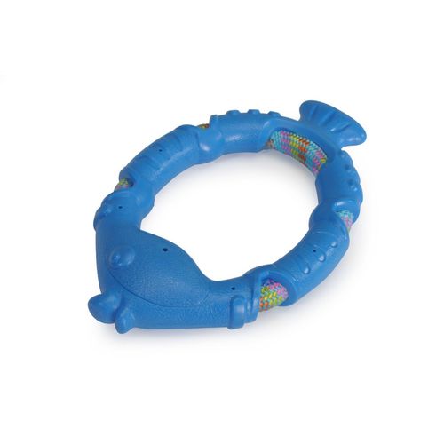 Gioco per Cane Pesce in Tpr con Corda