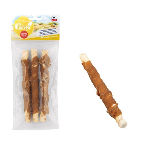 Hi Chicken Snack Dog Wrapped Rolls 250G