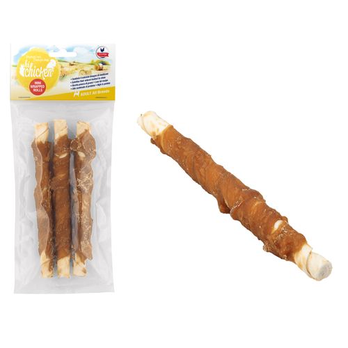 Hi Chicken Snack Dog Mini Rolls 140G