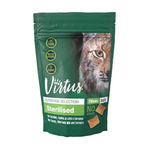 Virtus Snack Cat Nutrition Selection Tacchino Latte e Curcuma 60G