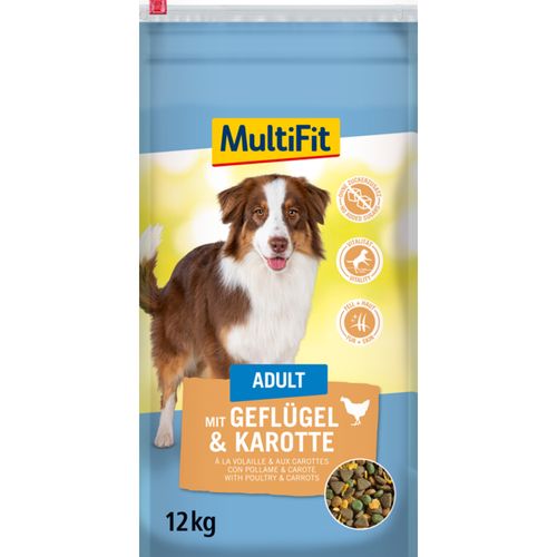 MultiFit Dog Adult con Pollame e Carote