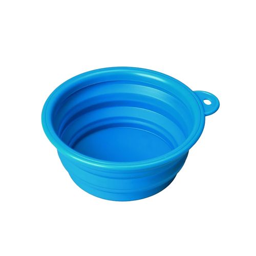 Pet Around You Ciotola Pieghevole in Silicone Blu