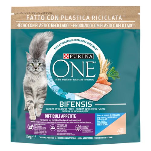 Purina One Gatto Appetito Difficile Merluzzo e Trota