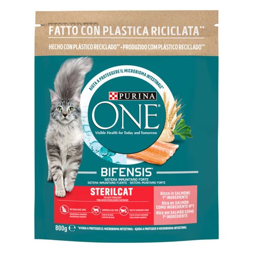 Purina One Gatto Sterilised Salmone e Frumento