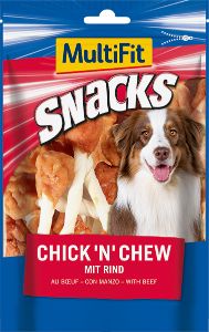 MultiFit Snack Chick'n Chew Bones 100g