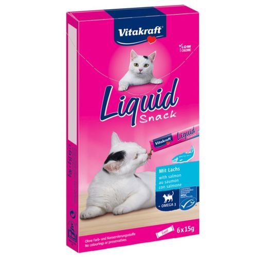 Vitakraft Cat Liquid Snack con Omega-3