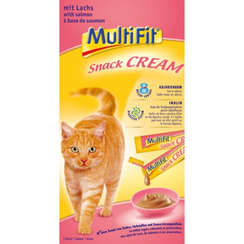 MultiFit Snack Cat Cream 7x15G