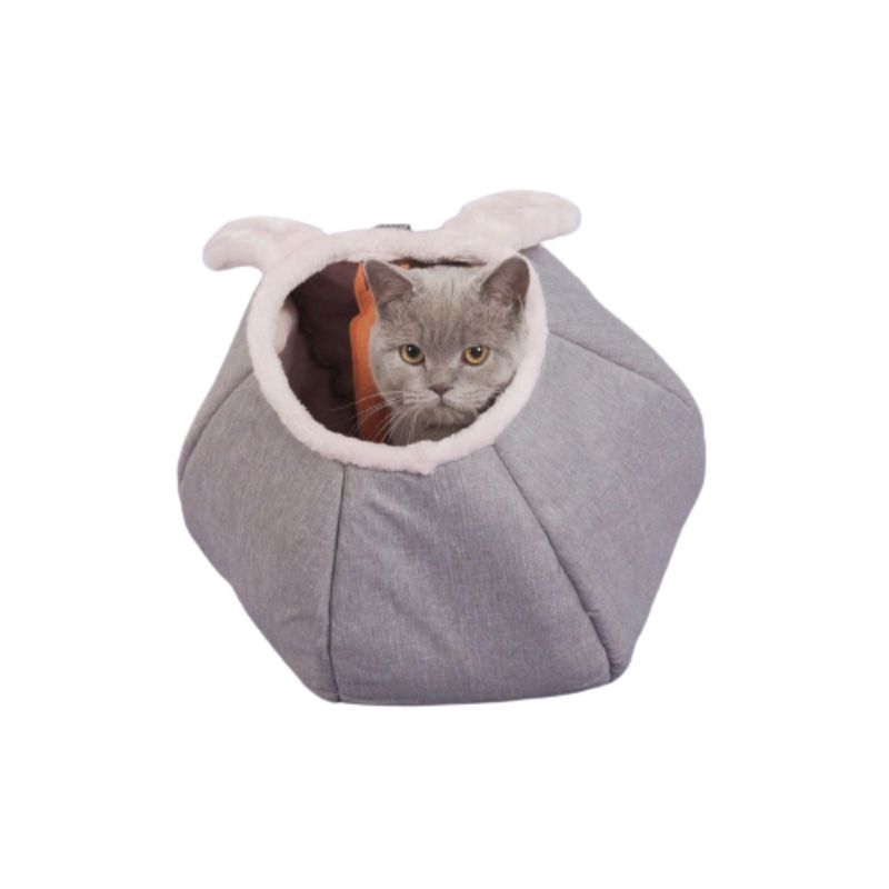 united-pets-cuccia-per-gatti-cat-cave-bunny-pallagioco-grigia-e-rosa3