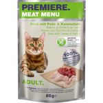 PREM-CAT-BUSTA-GR.85-ADULT-MEAT-MENU-MANZO-CONIGL