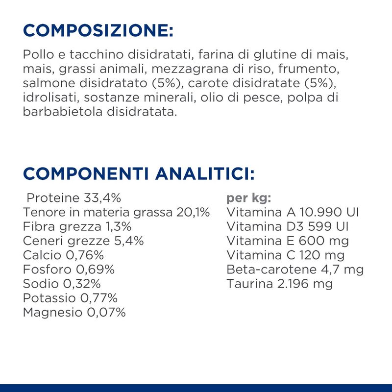 hills-science-plan-culinary-creations-adult-alimento-gatti-salmone-carote-composizione