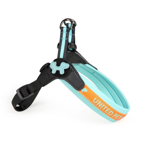 Pettorina Complete Me in Nylon Arancione e Azzurra